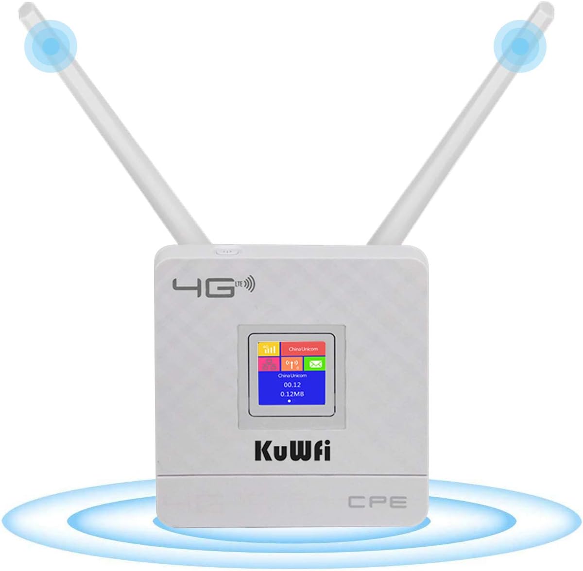 4G LTE CPE Router with SIM Card Slot, Cat4 Wireless WiFi Router with Dual External Antennas P879