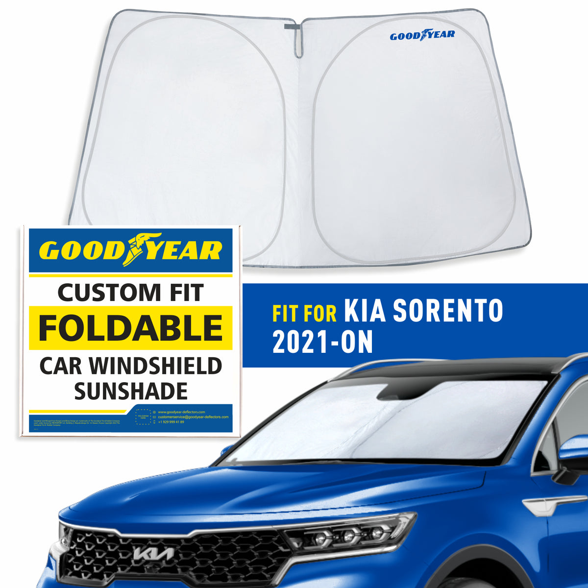 Foldable Windshield Sun Shade for Front Window W610
