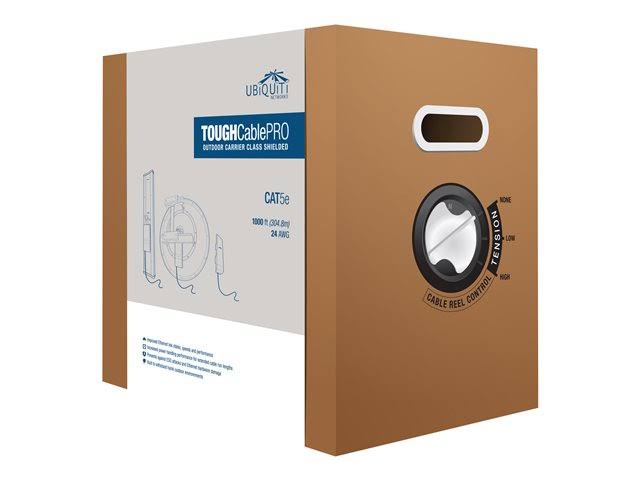 CAT 5e Double Shielded Bulk Cable 1000 ft Black P96491