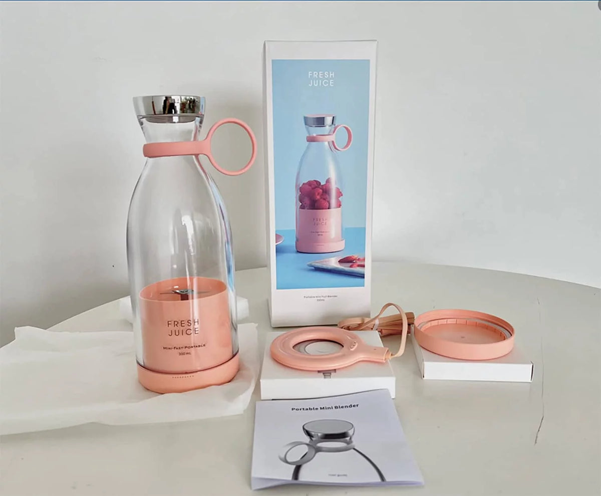 Pink Portable USB Blender H41375