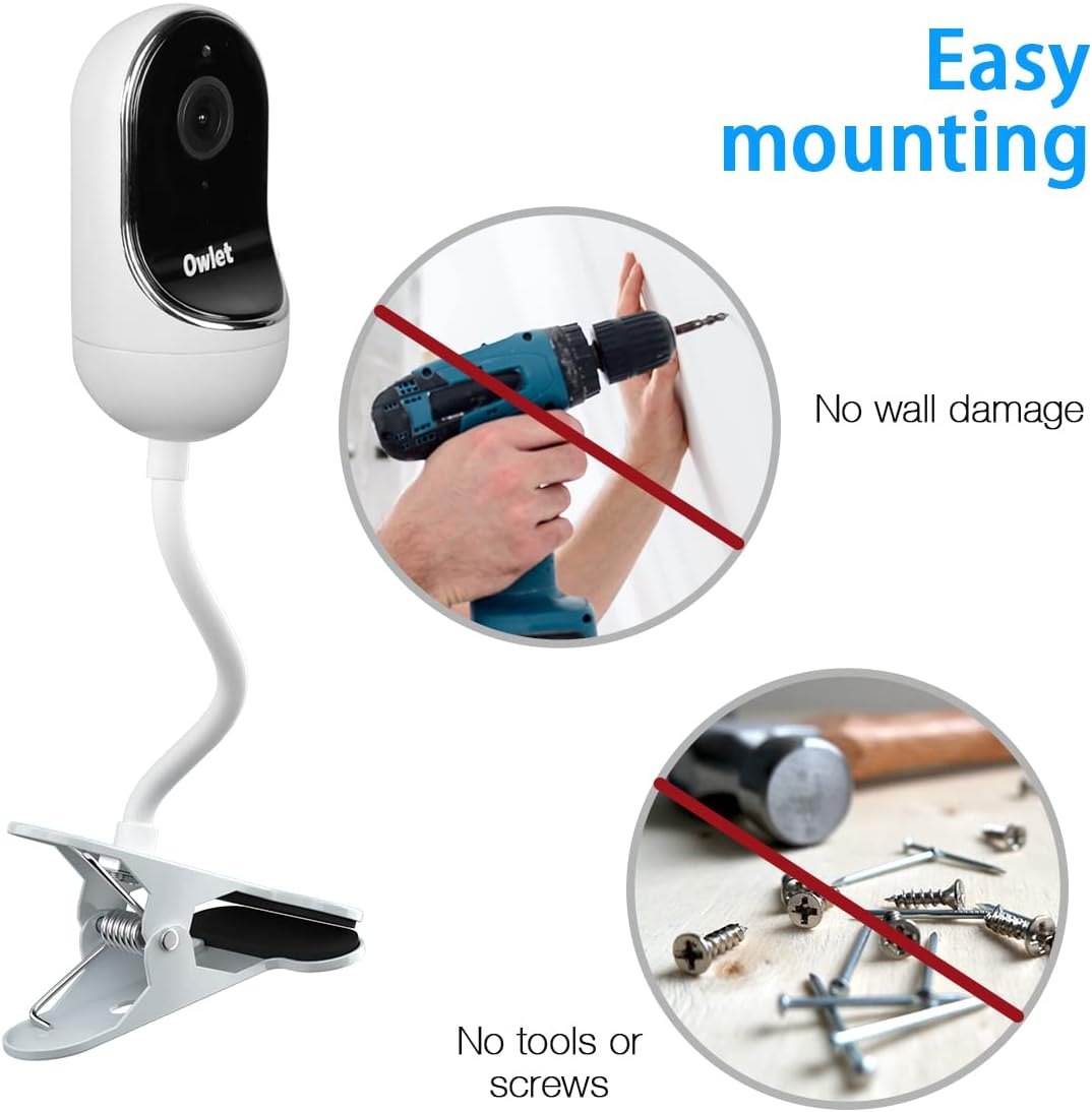 White Baby Monitor Mount J784