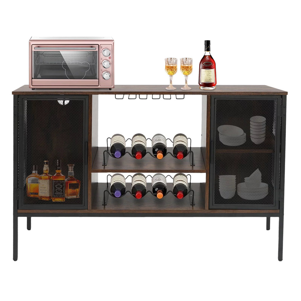 Wine Bar Cabinet with Power Outlets L7541
