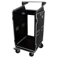18U Rack x 10U Top Mixer DJ Combo Flight Case L9017