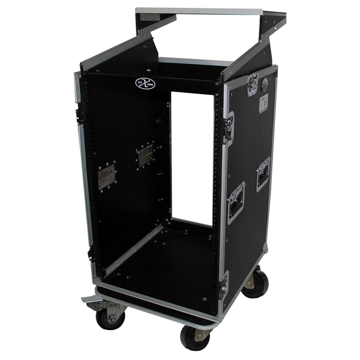 18U Rack x 10U Top Mixer DJ Combo Flight Case L9017