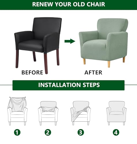 1-Piece Stretch Armchair Slipcover with Arms T686