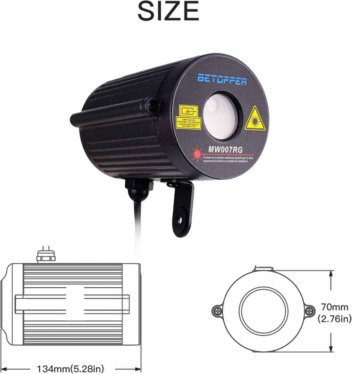 IP65 Waterproof Decorative Projector with RF Wireless Remote Q447320