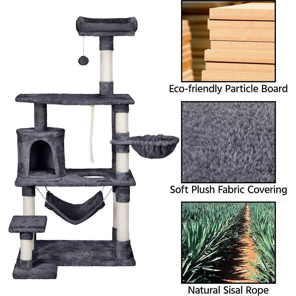 Plush Cat Tree Condo H63954