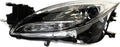 Head Lamp Set of 2 Halogen Lens and Housing T8116