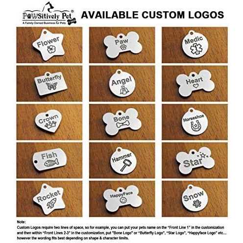 Stainless Steel Custom Engraved Pet ID Tags A47320