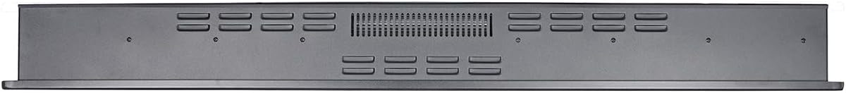 Black 60 Inch Wall Recessed Electric Fireplace with Remote M69644