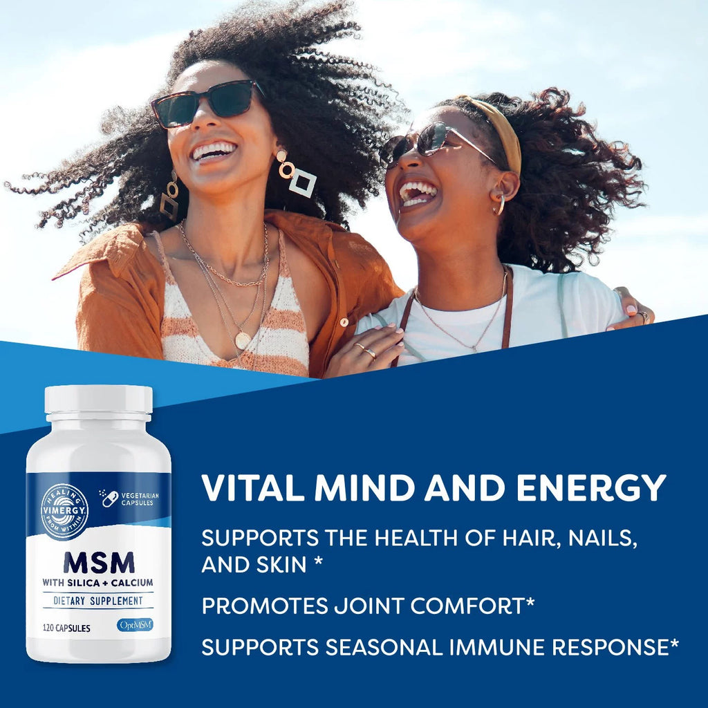 MSM with Silica + Calcium Capsules G447263
