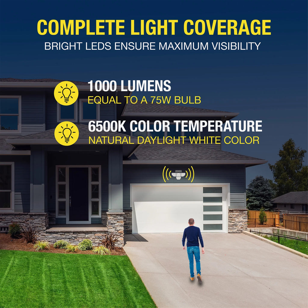 Adjustable Solar Motion LED Security Light 2-Pack T3635