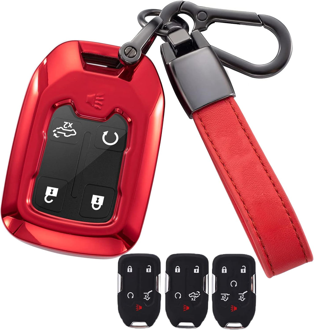 Red Smart Key Fob Cover Case A738708