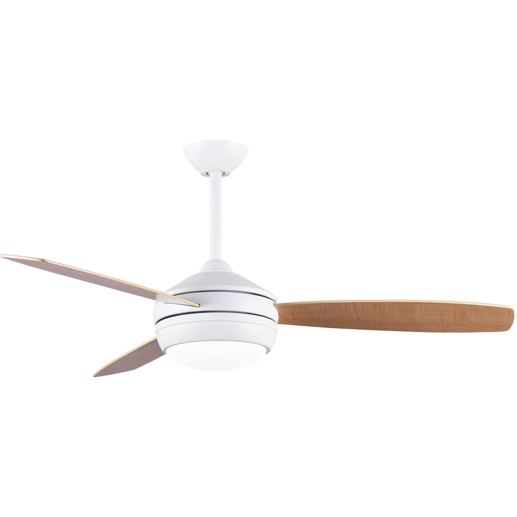 Matte White LED 52x22 Ceiling Fan L3563