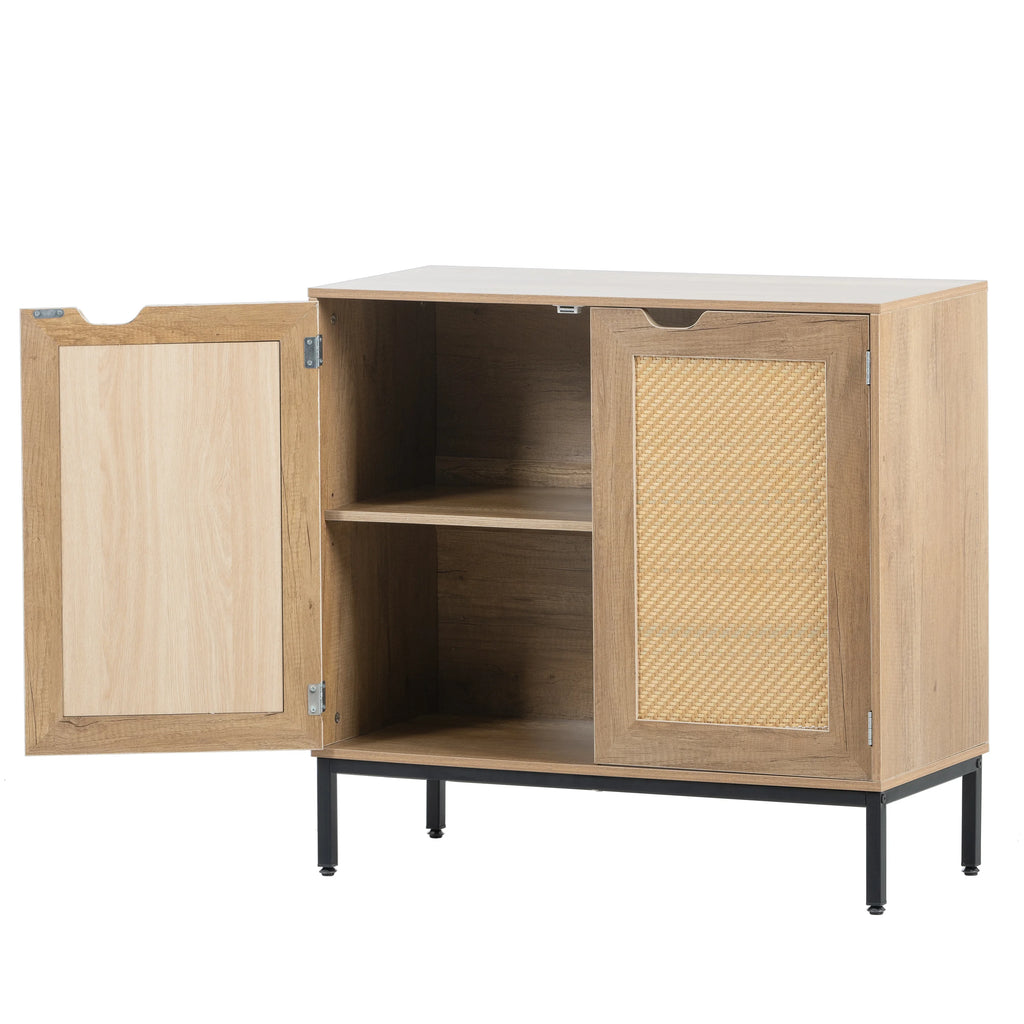 Rustic Rattan Sideboard H87176