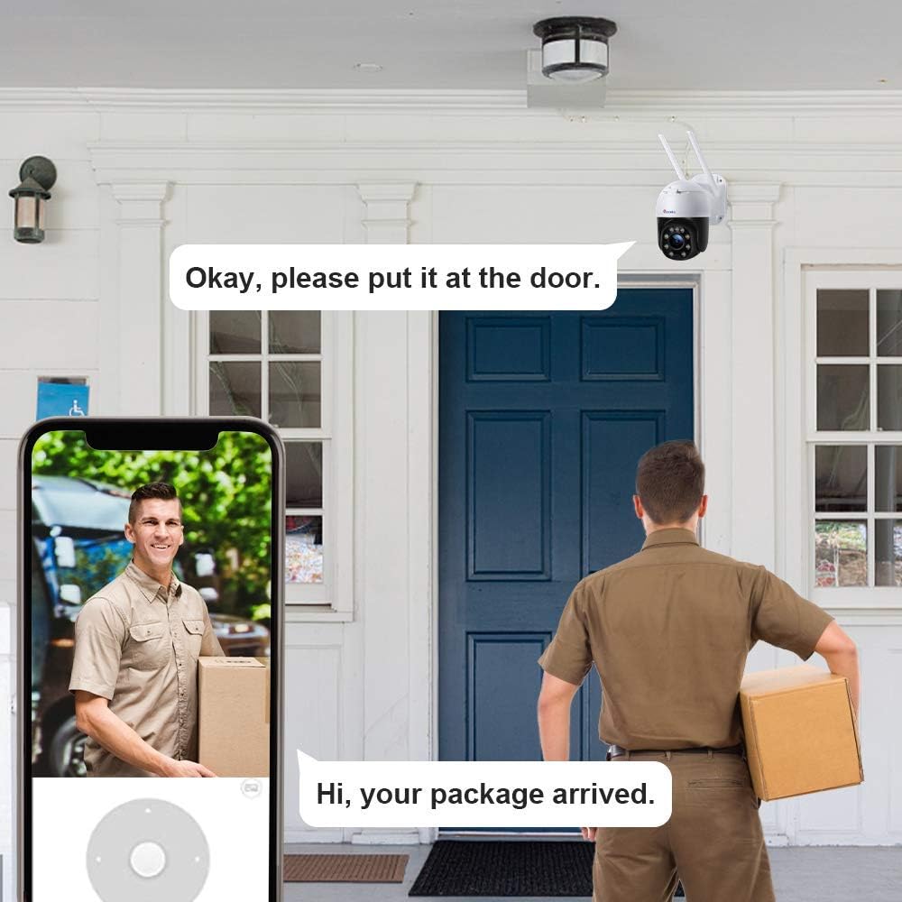 1080P Outdoor WiFi Security Camera with Auto Tracking N61743