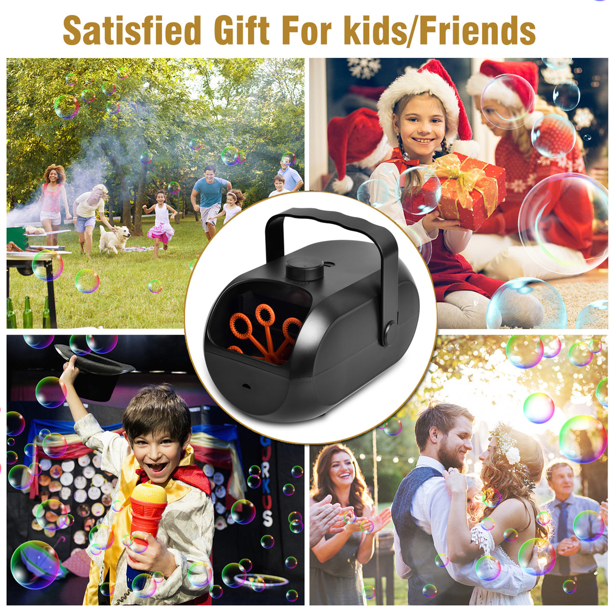 Portable Bubble Machine for Kids B225