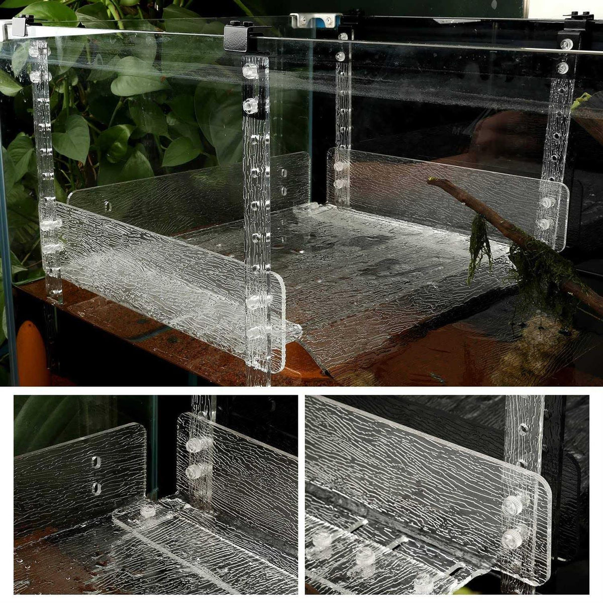 Hanging Turtle Basking Platform Aquatic Reptile Ramp Dock O4048