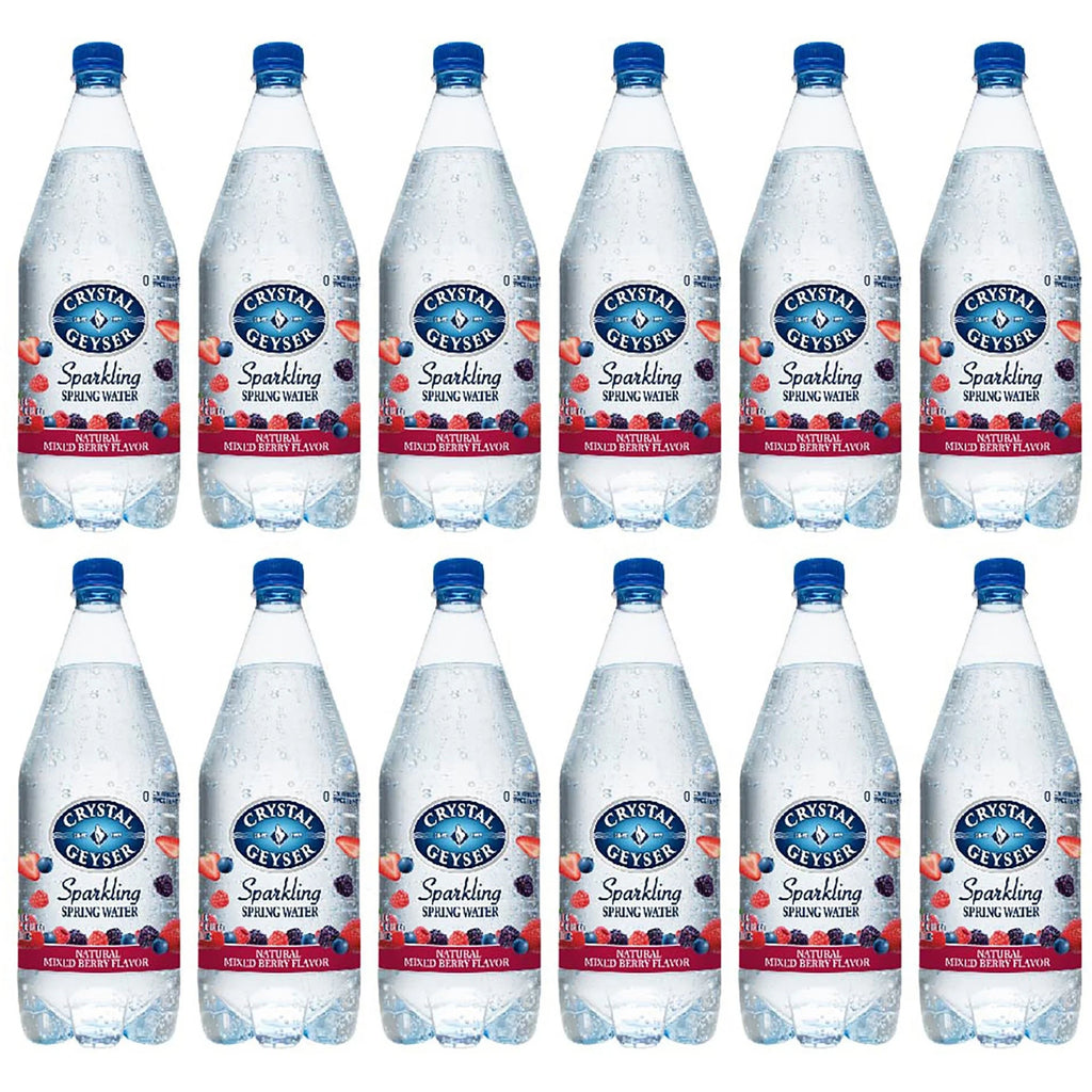 Mixed Berry Sparkling Spring Water, 12 Pack, 42 oz Bottles R465361