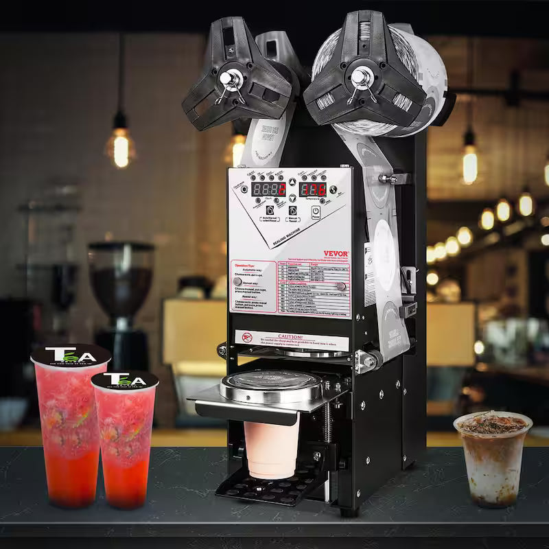 500-650 Cups Automatic Cup Vacuum Sealer with LCD Panel K401454
