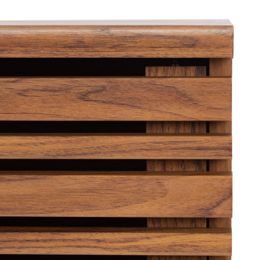 Walnut 2-Shelf Media Stand R884758