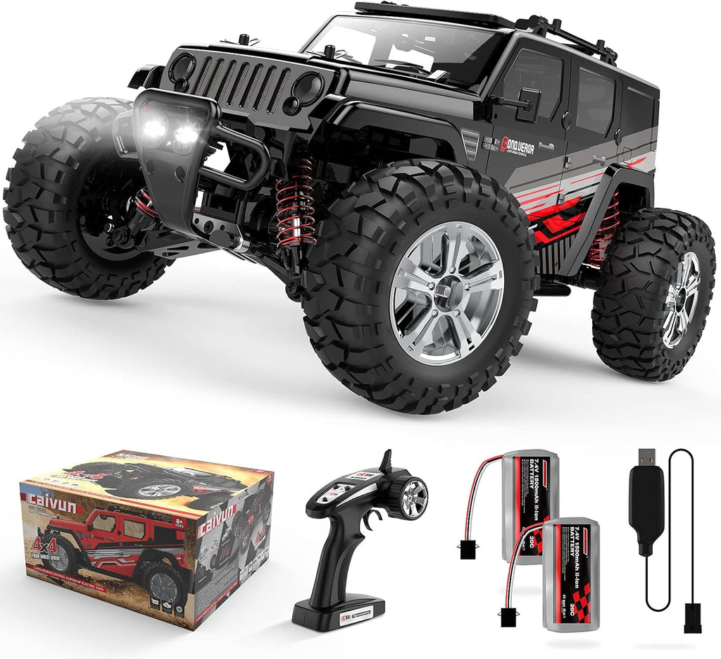1:14 Scale 4WD RC Trucks with Two 1500mAh Batteries O173271
