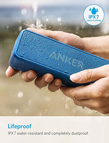 Portable Bluetooth Speaker with Stereo Sound, IPX7 Waterproof, 24-Hour Playtime Y3347