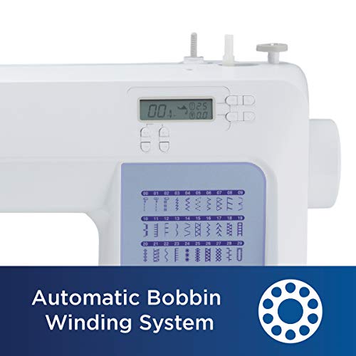 60 Built-in Stitches Computerized Sewing Machine with LCD Display D765194