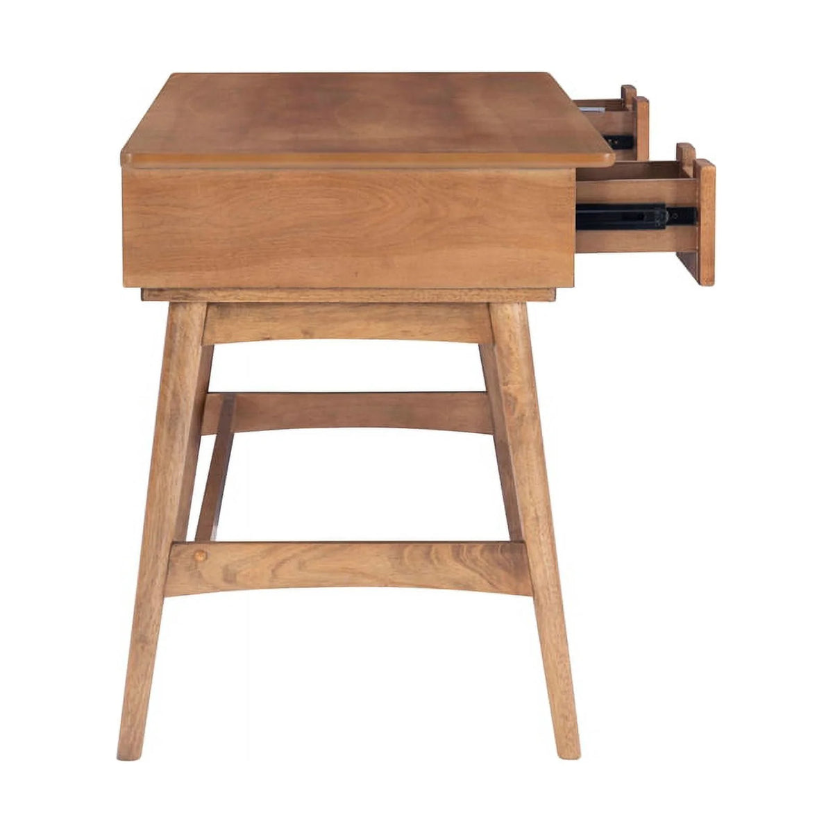 Natural Rattan Wood Desk with Drawers Z6574
