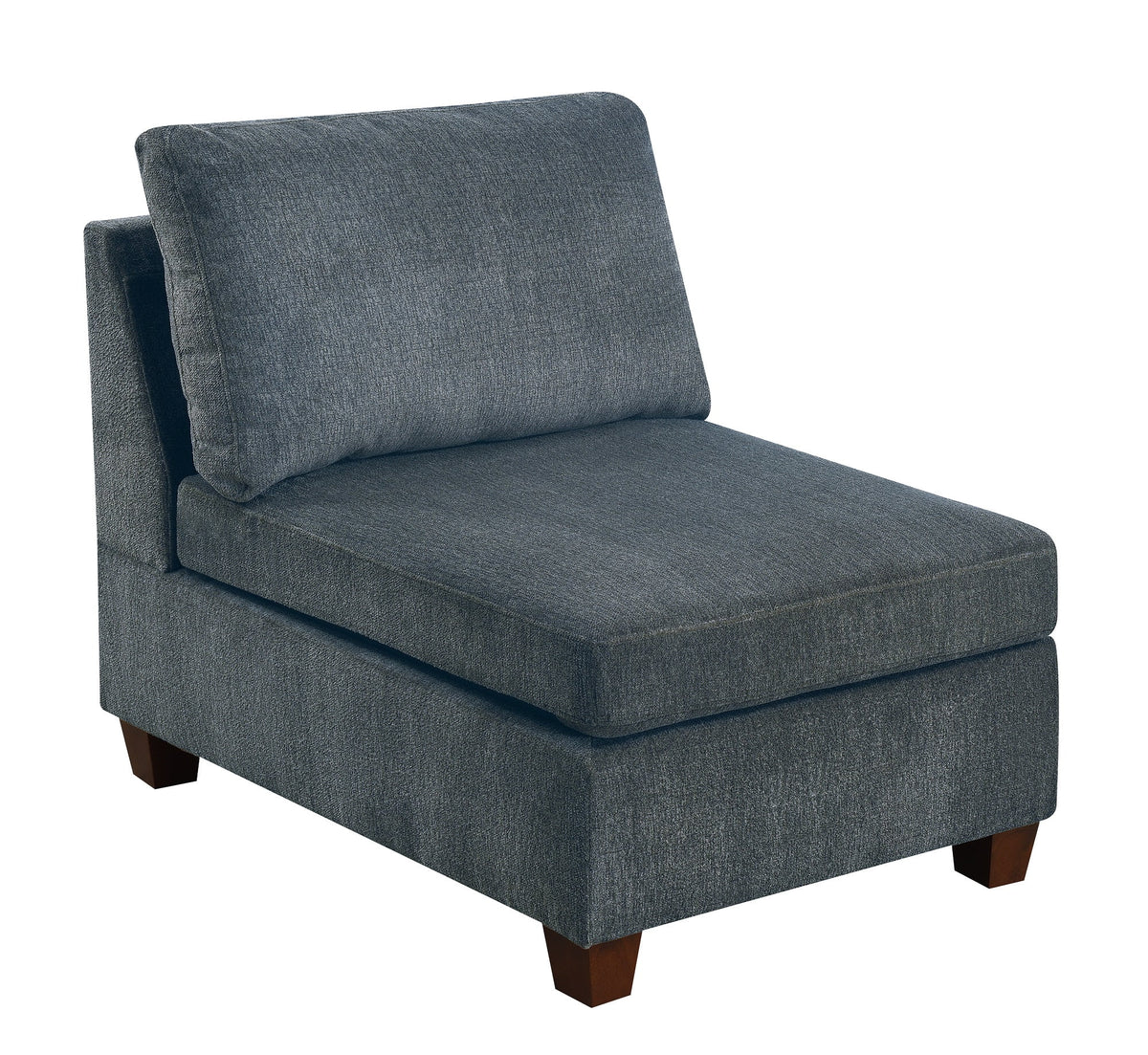 Grey Chenille 6pc Modular Sofa Set T9133