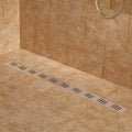 Brushed Stainless Steel Linear Shower Drain U1881