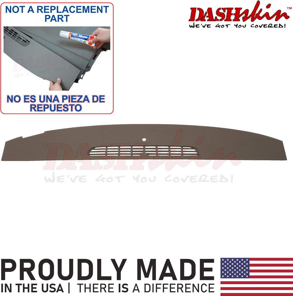 Molded Defrost Dash Cover for GM SUVs & Pickups in Cocoa E177