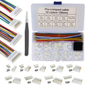 MX 1.25 Male Female Connector Kit with Pre-Crimped Cables, 240pcs Connectors and 200pcs 28AWG Cable S860