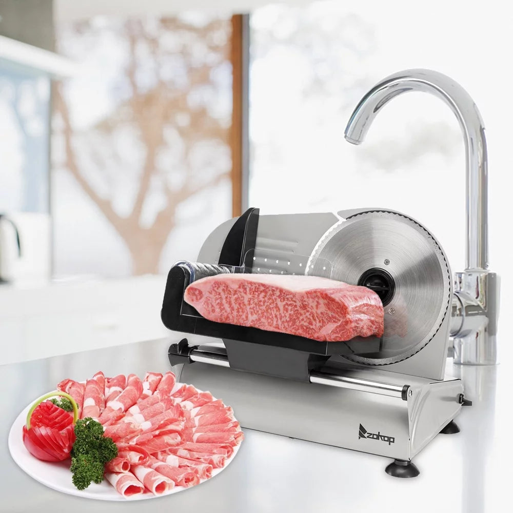 7.5" Semi-automatic Belt Cutter Deli Food Slicer N7824
