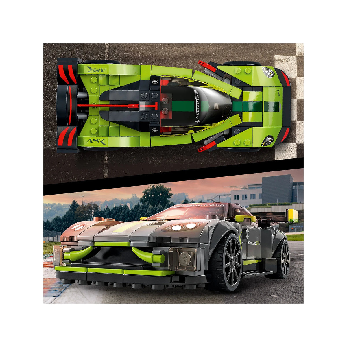 Race Car and Toy Set with 2 Driver Minifigures M34776