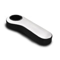 Silver Carbon/Black Golf Cart Rear Seat Armrest with Cup Holder H7715