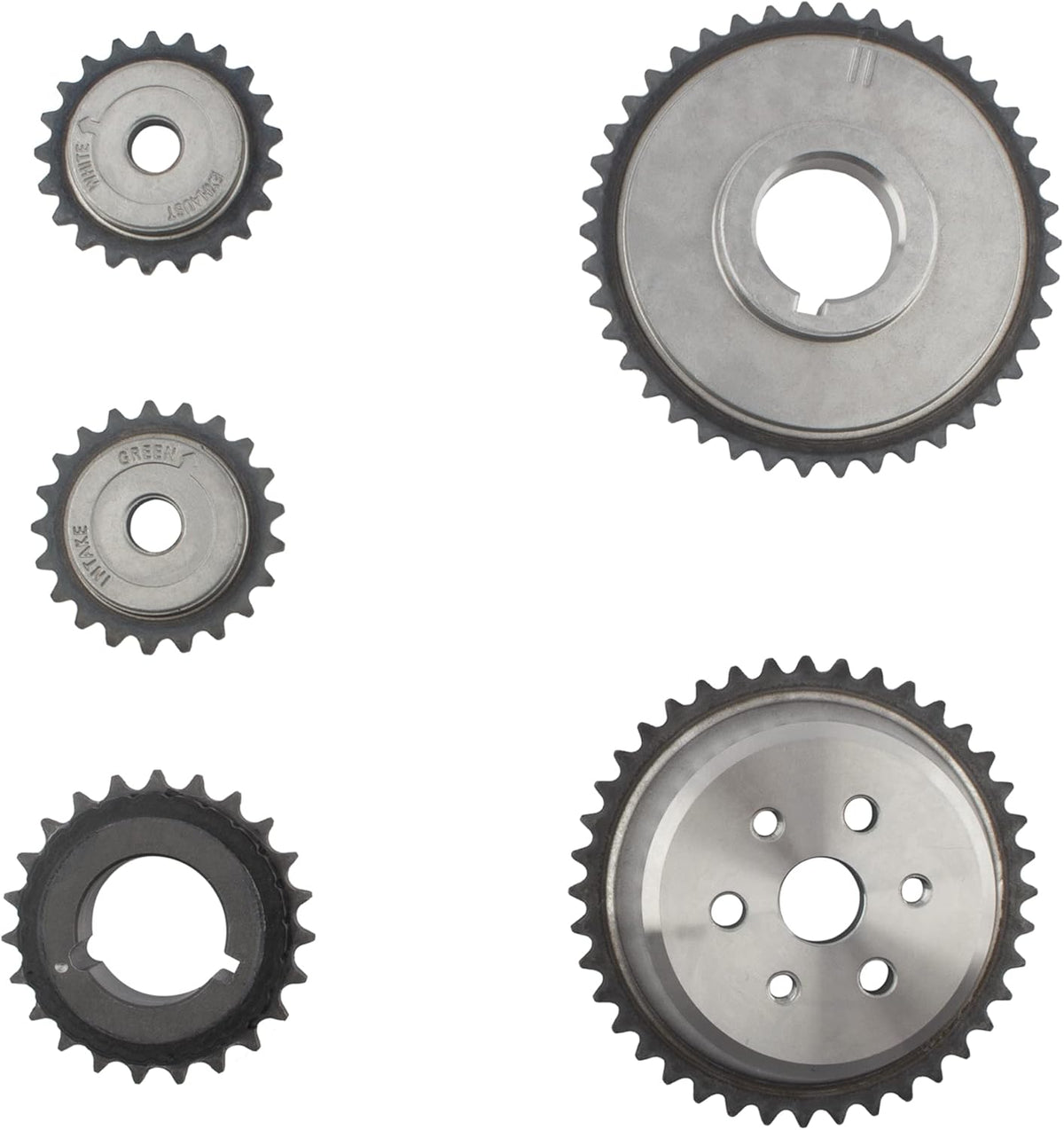 Engine Timing Chain Kit with Chain Guide Tensioner Sprocket I136