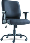 Big And Tall Black Swivel Tilt Chair I16810