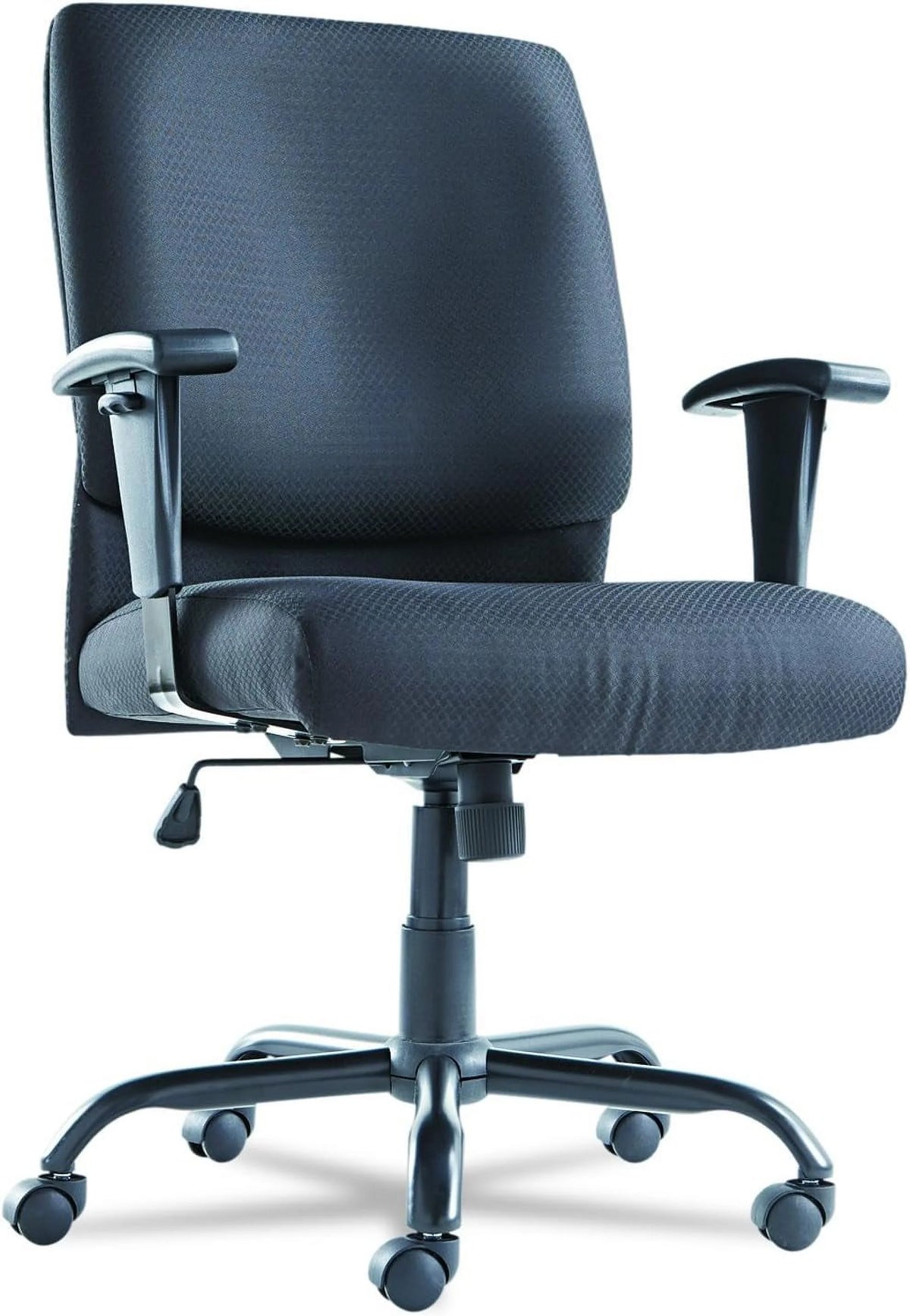 Big And Tall Black Swivel Tilt Chair I16810