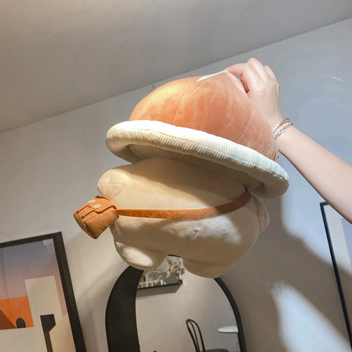 Mushroom Plush Stuffed Toys Shiitake Pillow Q6678