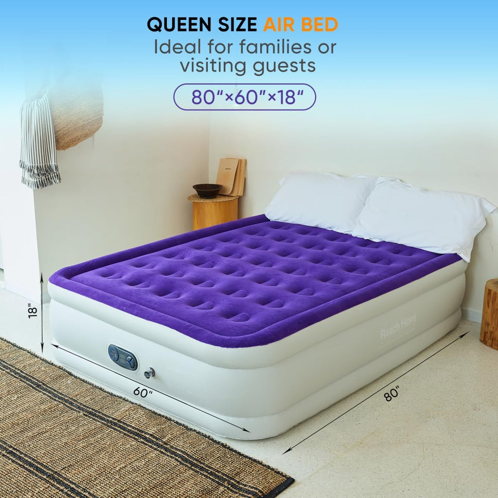 Queen Size Air Mattress with Built-in Pump I5793