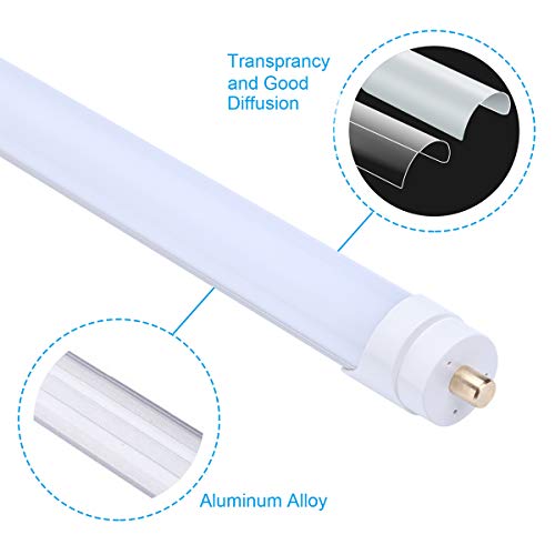 25-Pack 8ft 45W 5000K 4500LM Frosted LED Tube V127