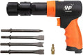 190mm Long Barrel Air Hammer with Quick Change Chisel Retainer and 4-Piece Chisels Set G4267