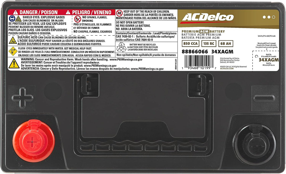 AGM BCI Group 34 Battery N31643