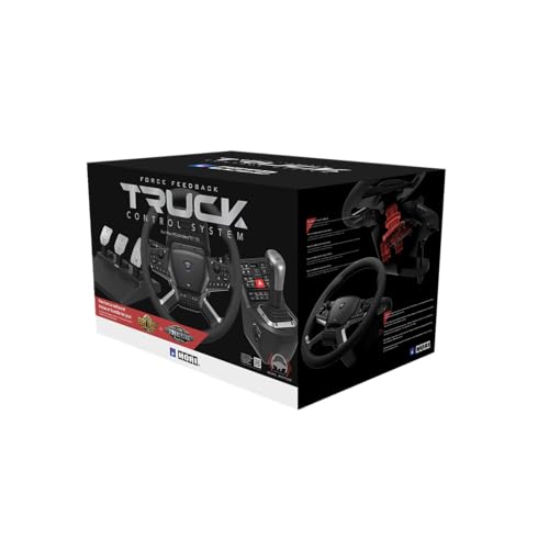 Truck Control System with Force Feedback Steering Wheel, Shifter Control Panel, & Pedals X85412
