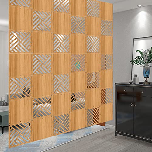 Wood color-29cm 2pcs Hanging Room Divider Screen E437