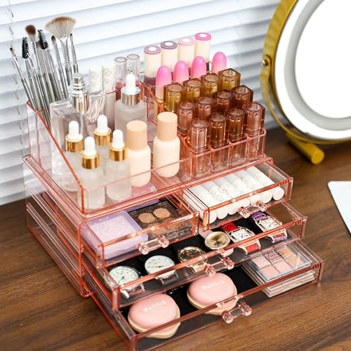 Clear Acrylic 10 Drawer Makeup Storage Organizer O846719