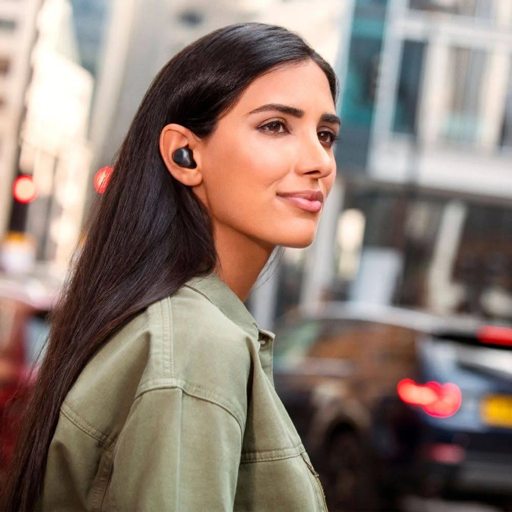 Black True Wireless Noise Cancelling Earbuds T6649