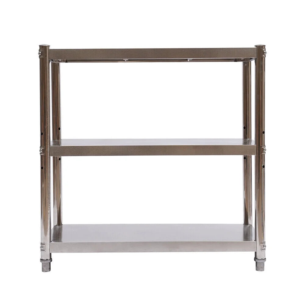 3 Layer Stainless Steel Shelves Unit Kitchen Storage Organizer V33413