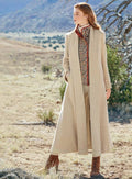 Baby Alpaca Winter Coat in Black Size Medium F193918